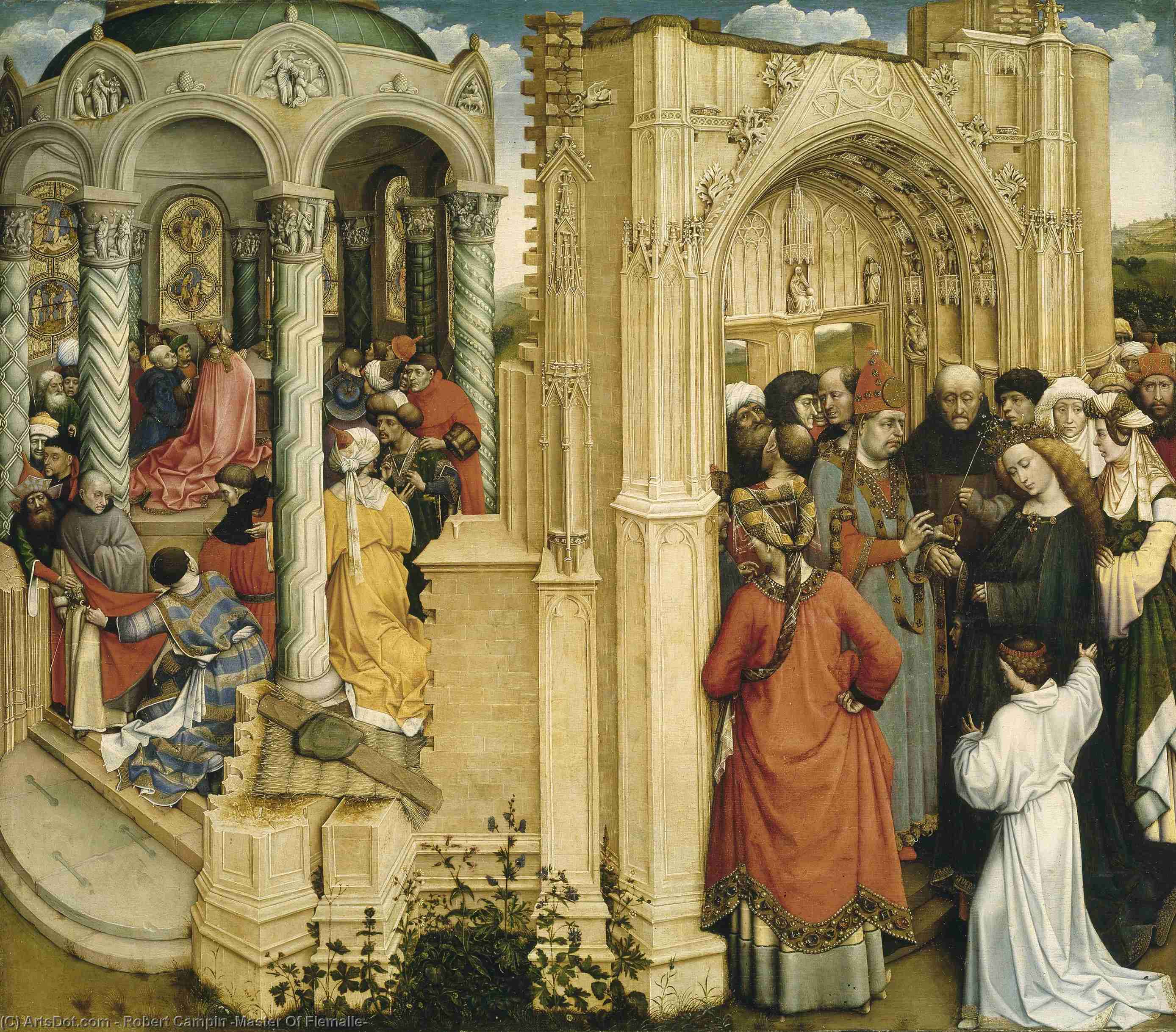 The Betrothal Of The Virgin — Robert Campin (master Of Flemalle)