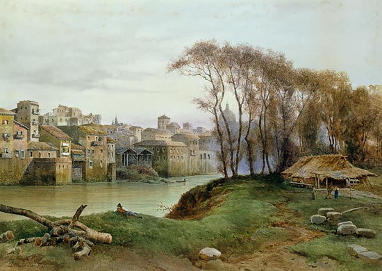 View Of The Prati Di Castello, Rome — Ettore Roesler Franz