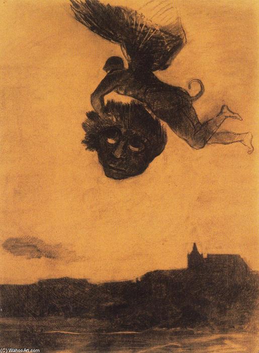 Devil Take A Head In The Air — Одилон Редон