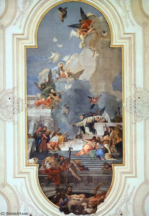 The Institution Of The Rosary — Giambattista Tiepolo