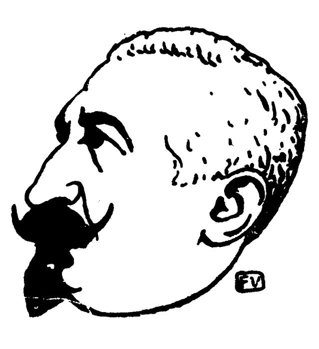Portrait Of French Poet Laurent Tailhade — Félix Vallotton