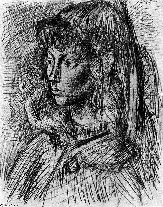 Portrait Of Sylvette David — Pablo Picasso