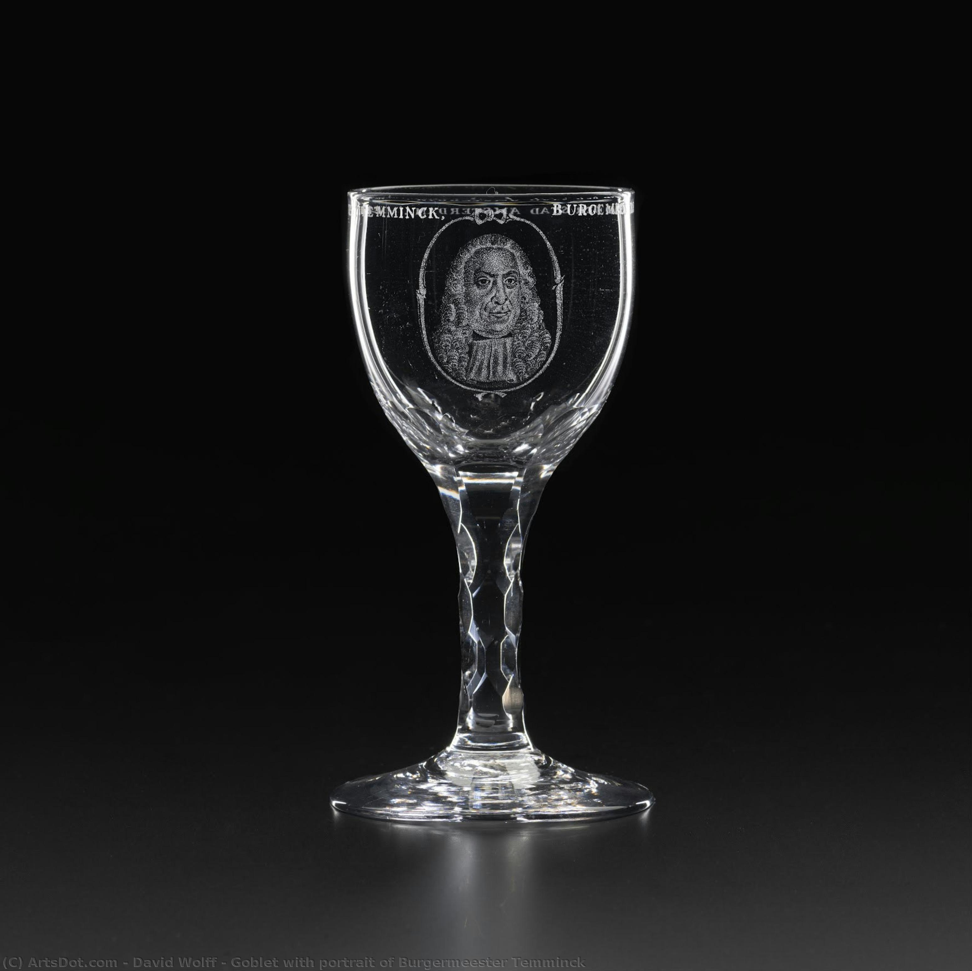 Goblet With Portrait Of Burgermeester Temminck — David Wolff