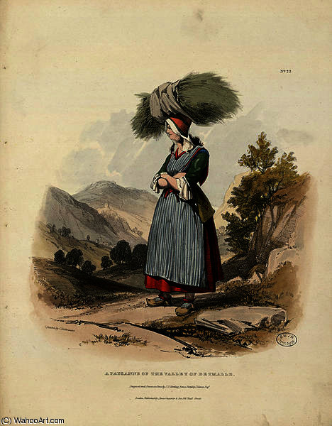 A Paysanne Of The Valley Of Betmalle — Charles Duffield Harding