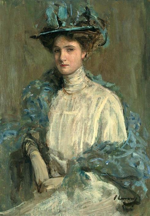 Portrait Of A Lady In Blue — Sir John Lavery