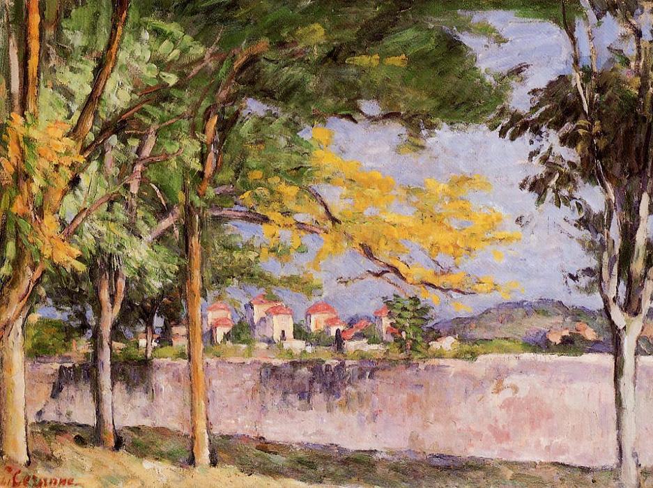 The Road (also Known As The Ancient Wall) — Paul Cézanne