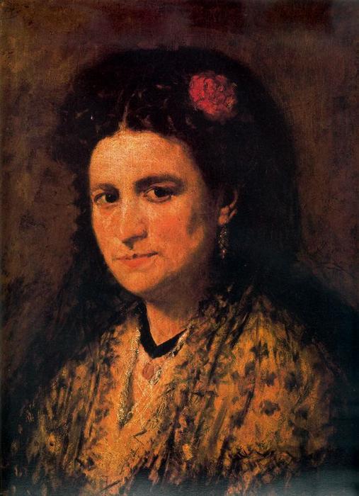 Portrait Of Doña María Martínez Monfort — Ignacio Pinazo Camarlench