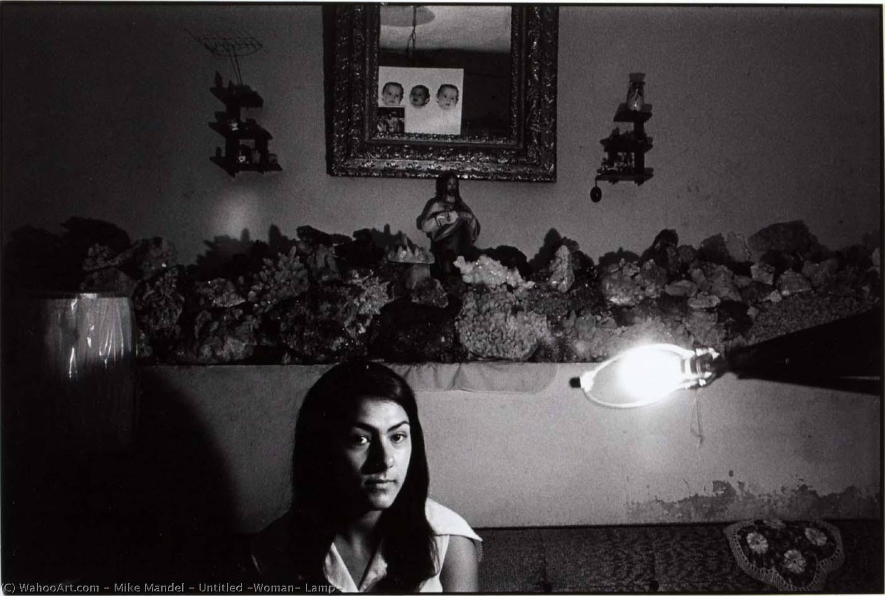Untitled (woman, Lamp) — Mike Mandel
