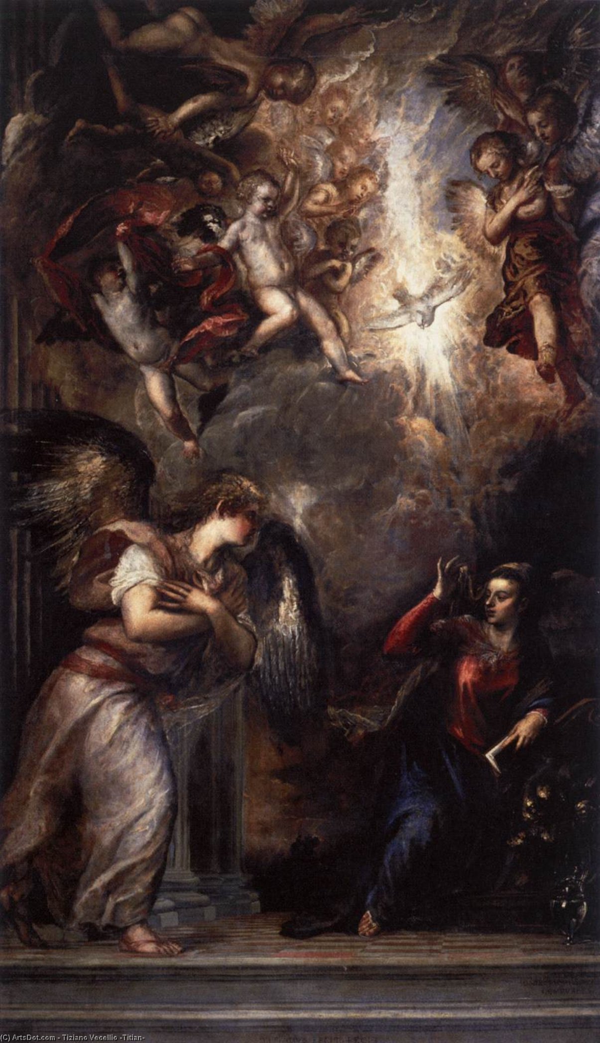 The Annunciation — Тициан