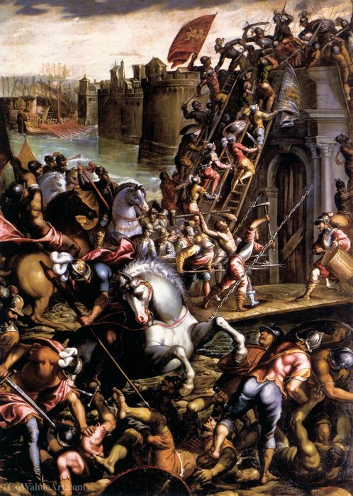 Crusaders Conquer The City Of Zara — Andrea Vicentino