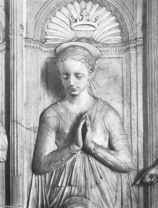 Madonna (detail) — Mino Da Fiesole (mino Di Giovanni)