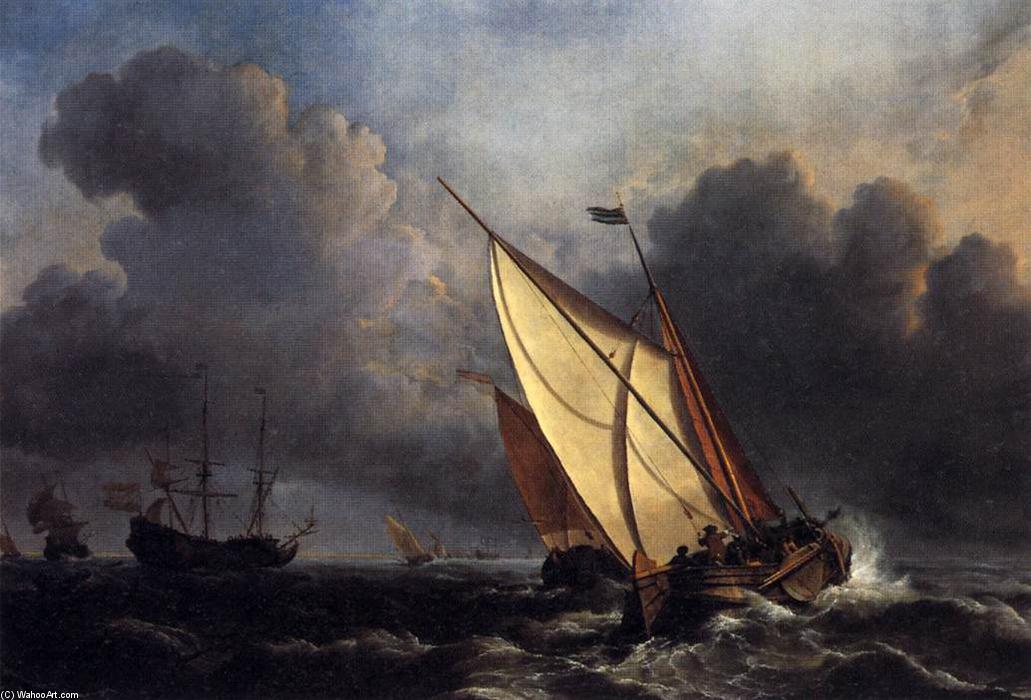 Dutch Fishing Boats In A Storm — Joseph Mallord William Turner