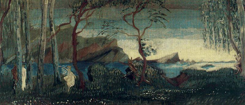 Paisaje Con Ninfas Y Faunos — Francisco Gutiérrez Cossio (pancho Gutierrez Cossio)