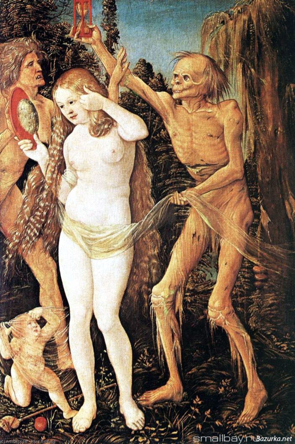 Three Ages Of The Woman And The Death — Hans Baldung
