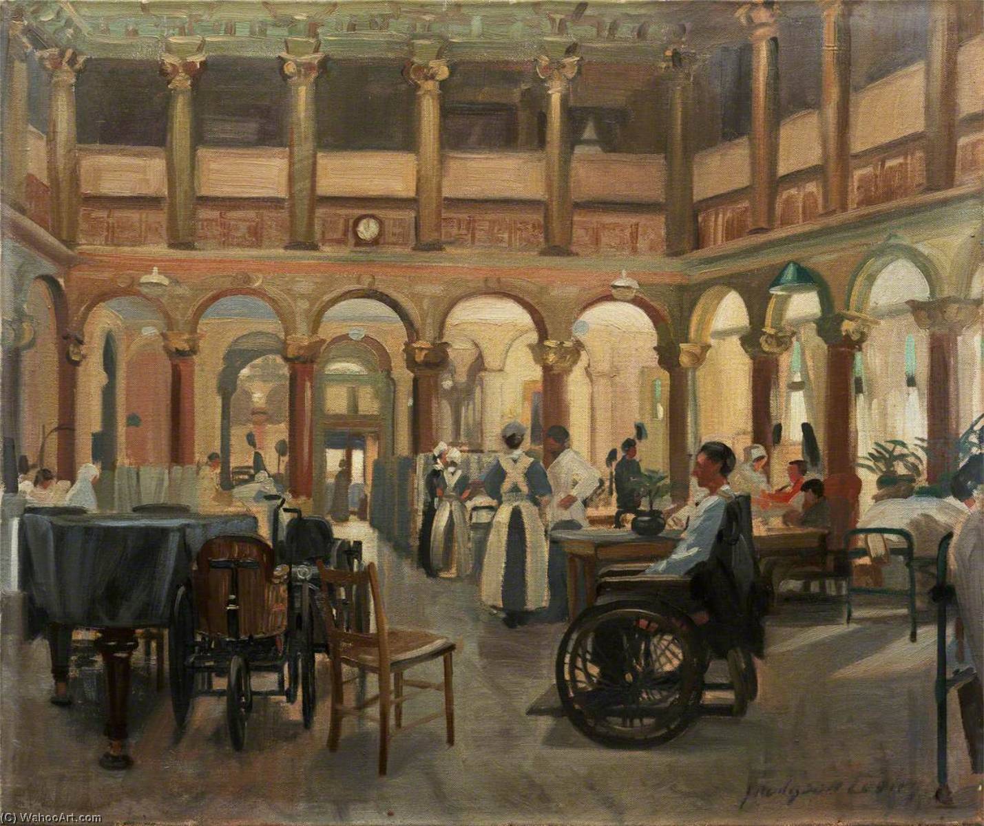 The Special Surgical Hospital At The 'star And Garter', Richmond The Ballroom — John Hodgson Lobley