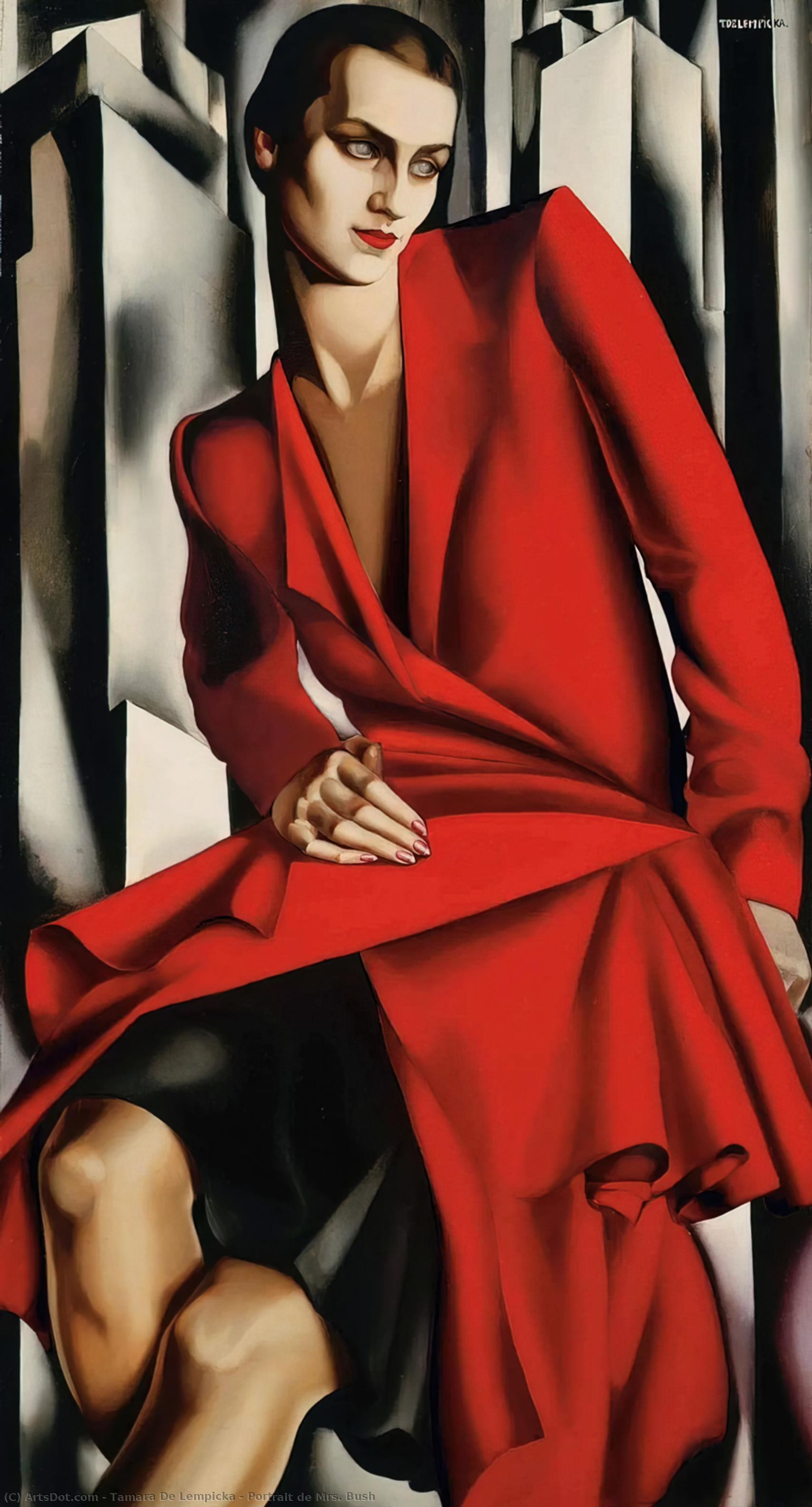 Portrait De Mrs. Bush — Тамара Де Лемпицка