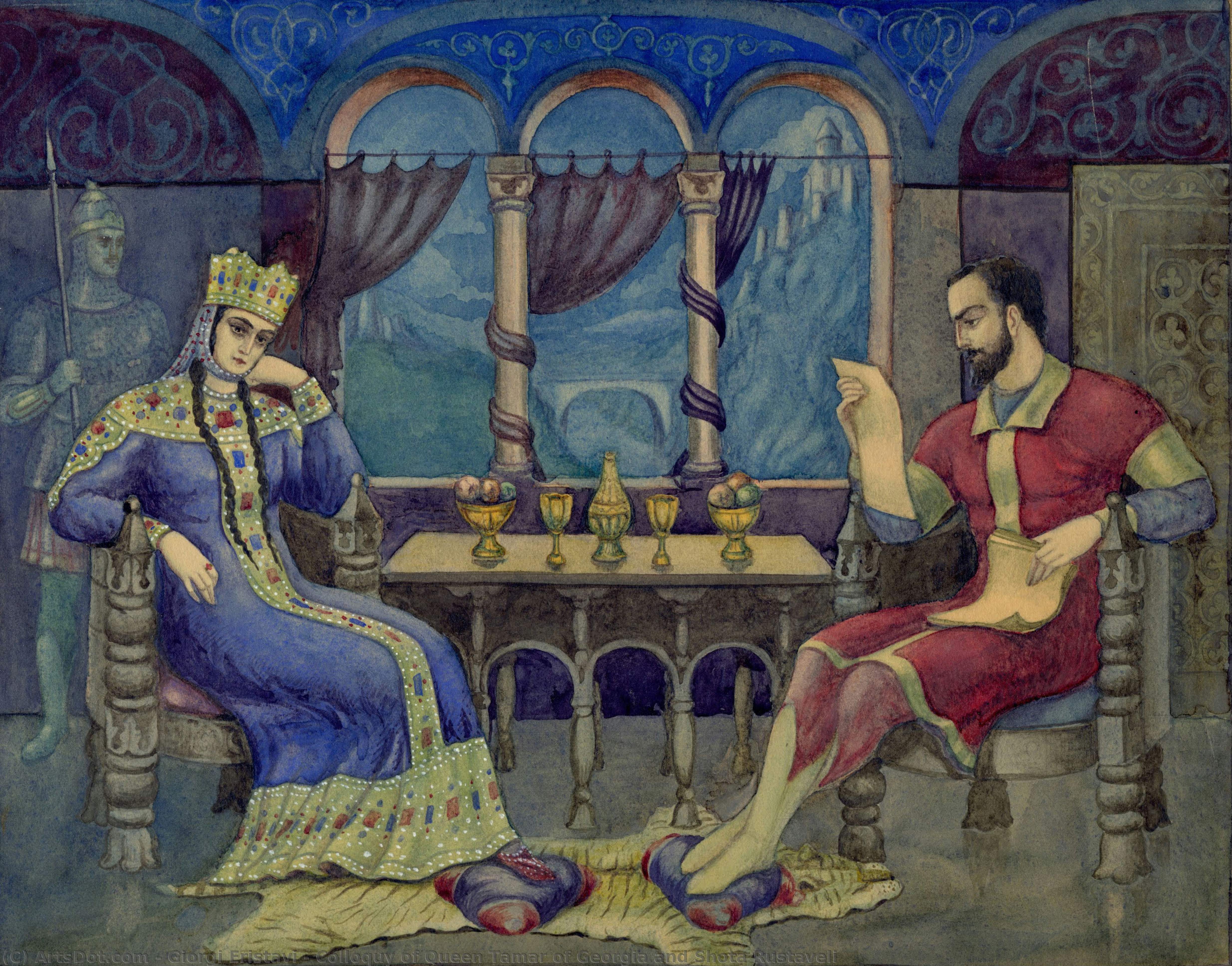 Colloquy Of Queen Tamar Of Georgia And Shota Rustaveli — Giorgi Eristavi