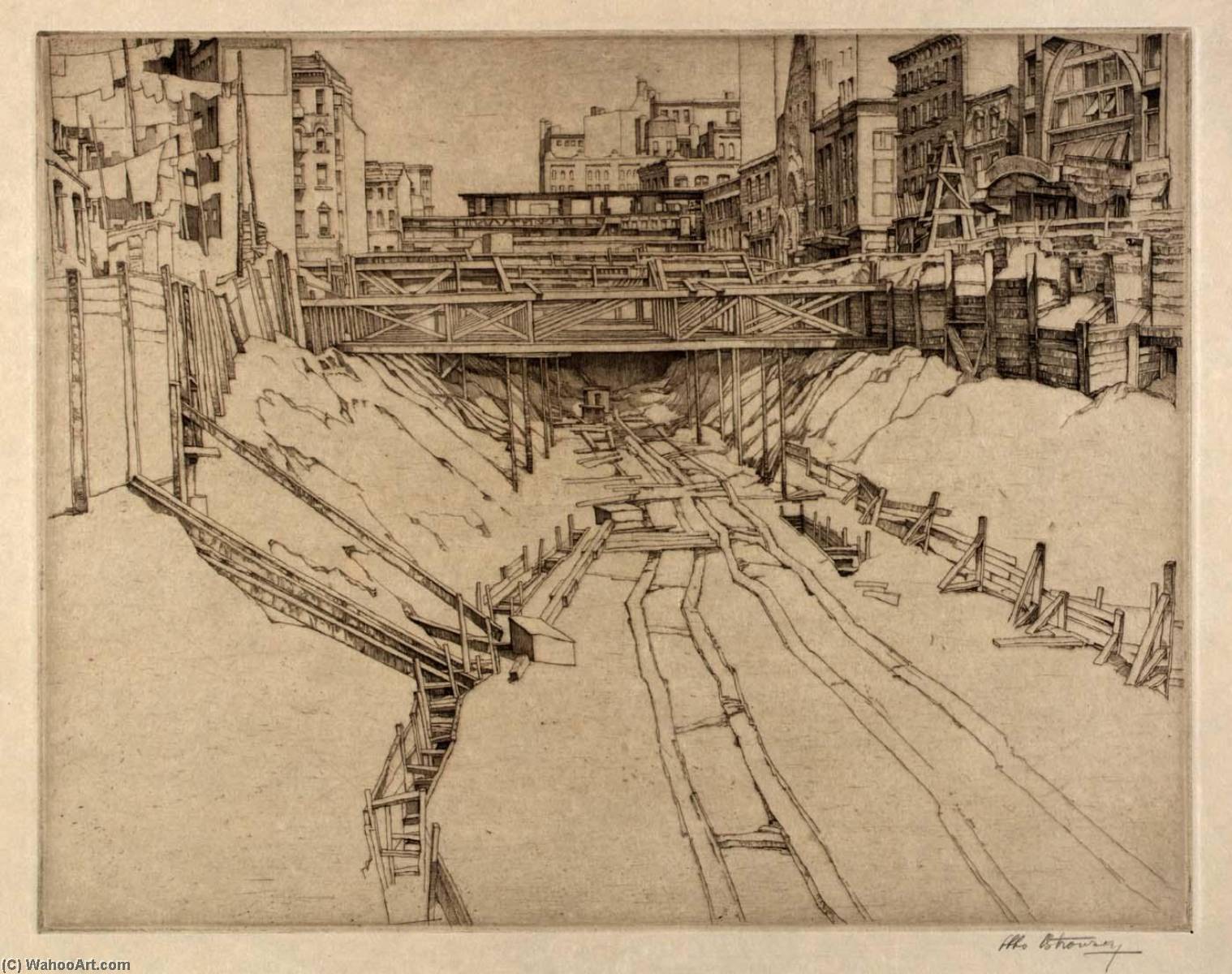 Manhattan Subway Excavation — Abbo Ostrowsky