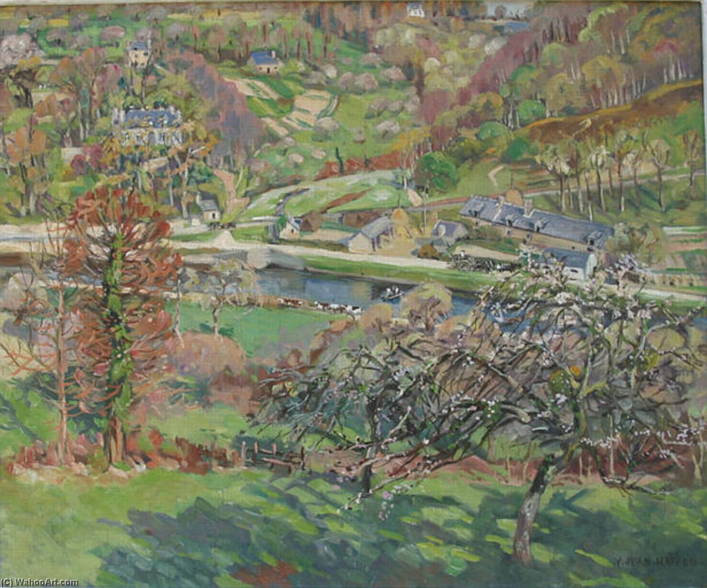 La Grande Vigne Et La Ferme Beaudoin Au Printemps 1940 — Yvonne Jean Haffen