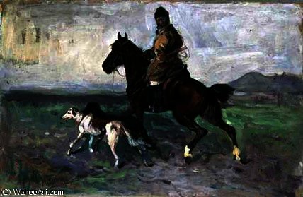 Rider With Greyhounds — Jan Van Chelminski