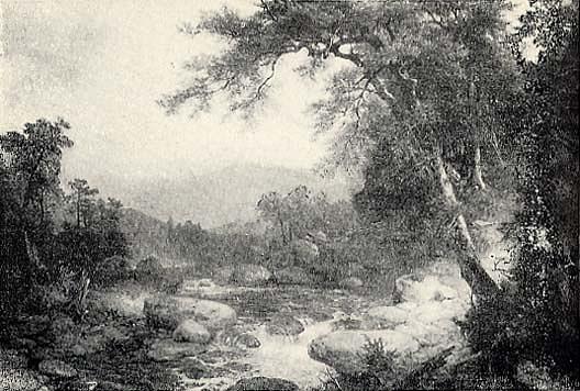 Monument Mountain, Berkshires, (painting) — Asher Brown Durand