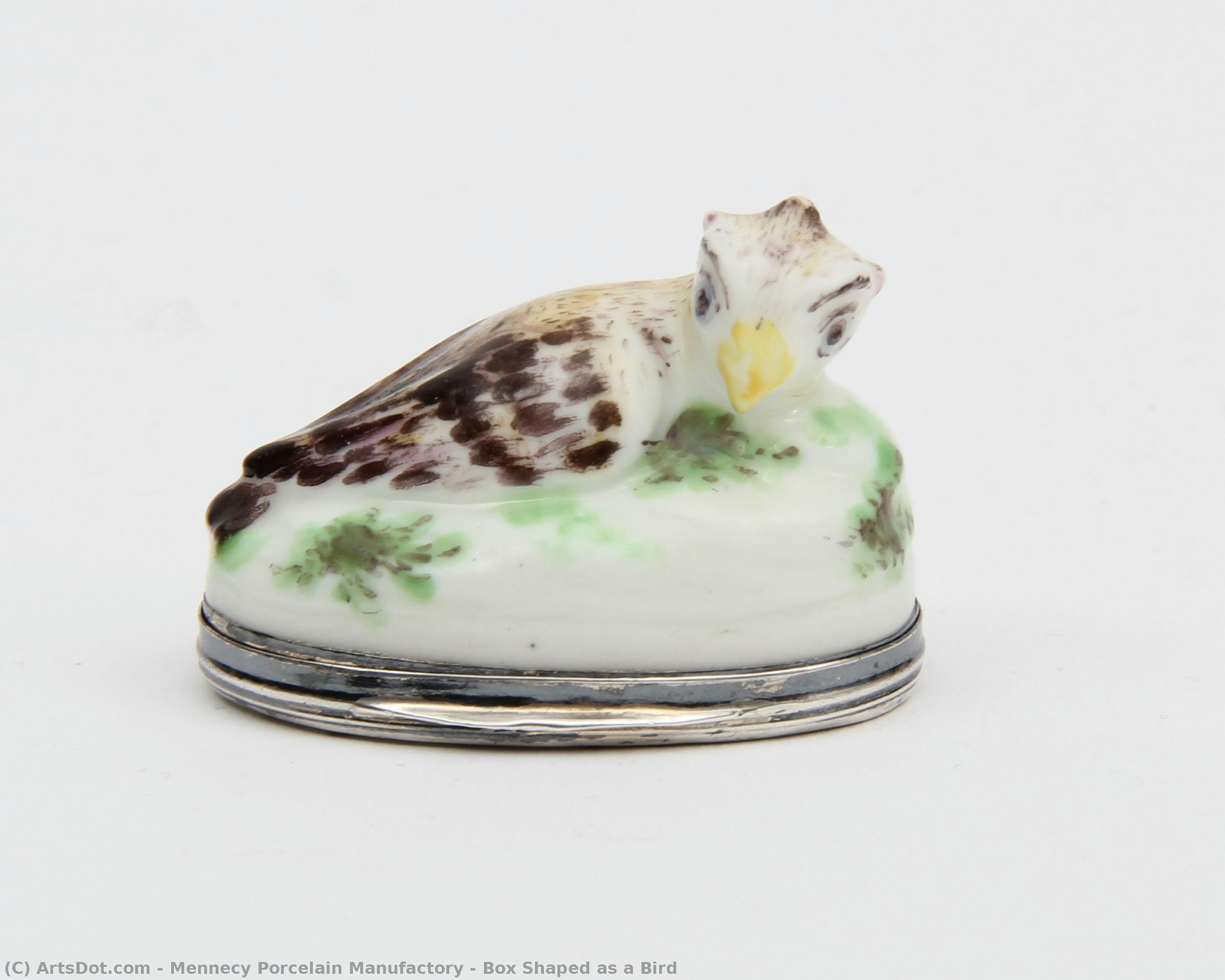 Box Shaped As A Bird — Mennecy Porcelain Manufactory