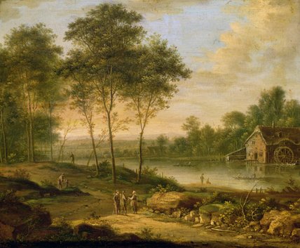 Landscape With A Mill — Johann Christian Vollerdt Or Vollaert