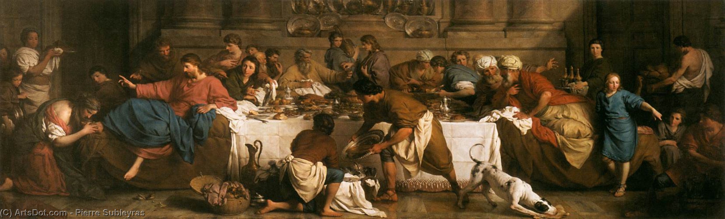 The Feast In The House Of Simon — Pierre Subleyras
