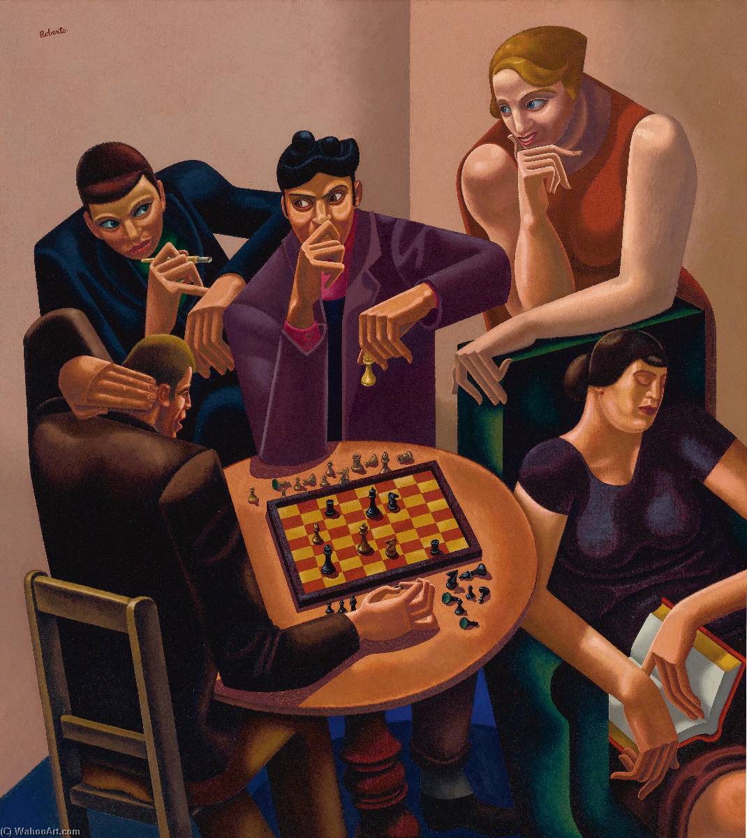 The Chess Players — William Roberts