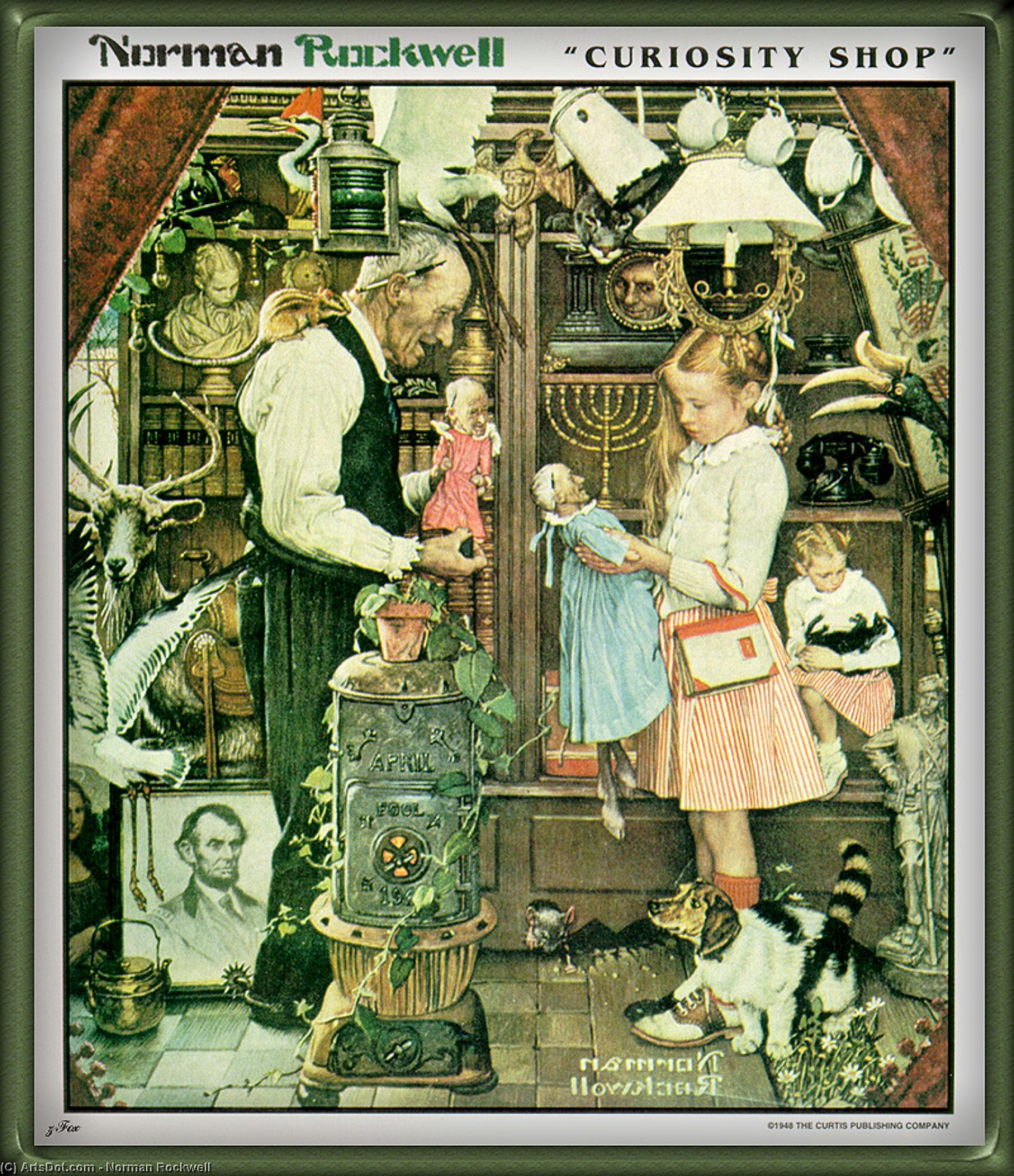 Curiosity Shop — Norman Rockwell