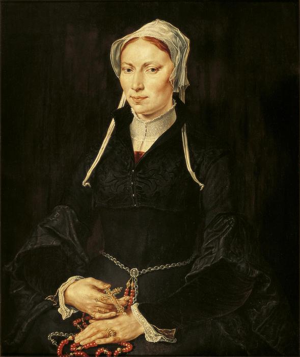 Painting Of The Nun Hillegond Gerritsdr — Maerten Van Heemskerck