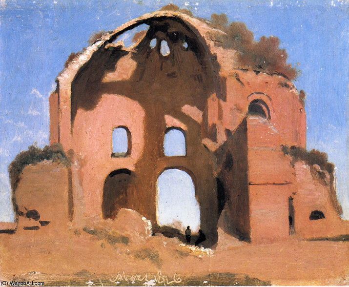 Temple Of Minerva Medica Rome — Jean-baptiste-camille Corot