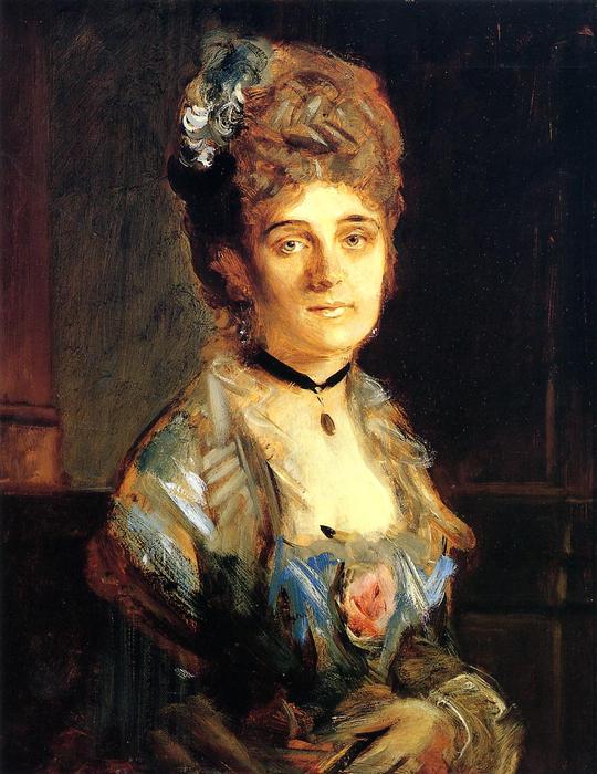 Portrait Of Countess Zecheny — Franz Seraph Von Lenbach