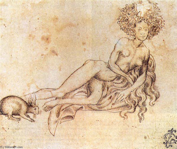 The Luxury. Drawing. Graphische Sammlung Albertina, Vienna, Austria — Pisanello
