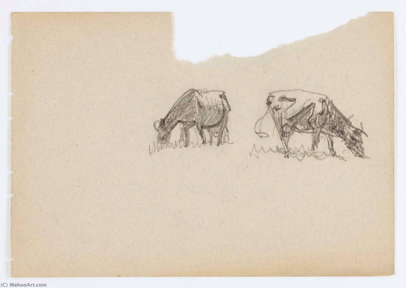 Untitled (two Cows) — Howard Russell Butler