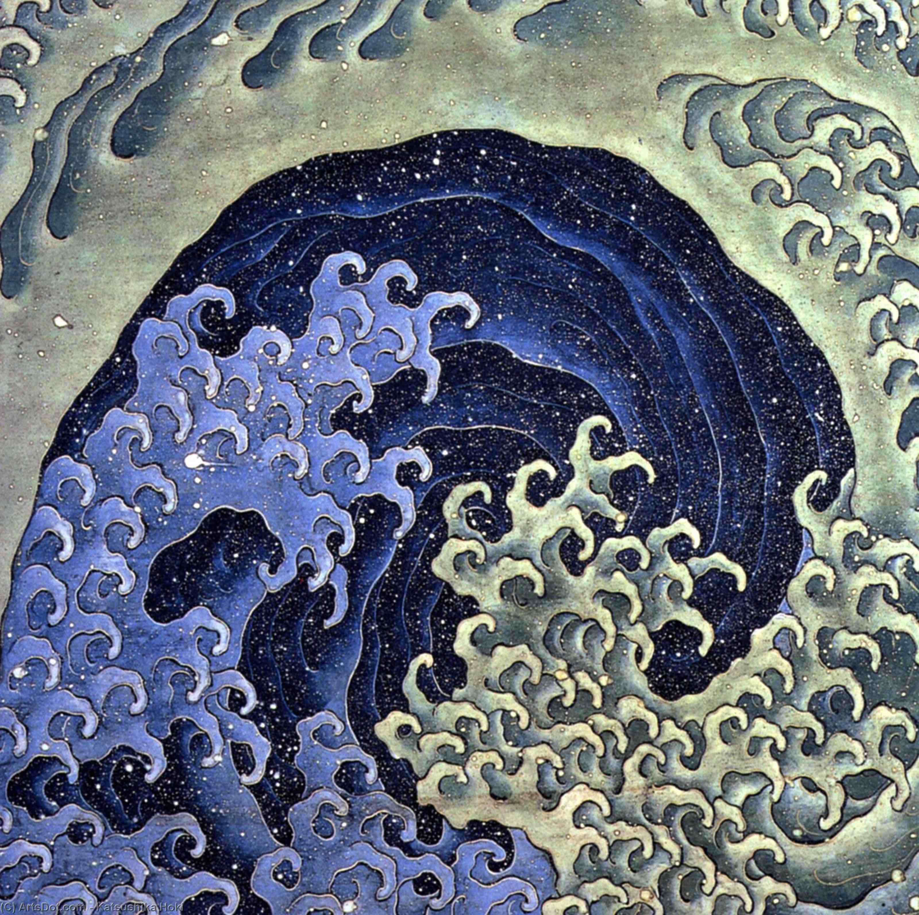 Weibliche Welle — Katsushika Hokusai