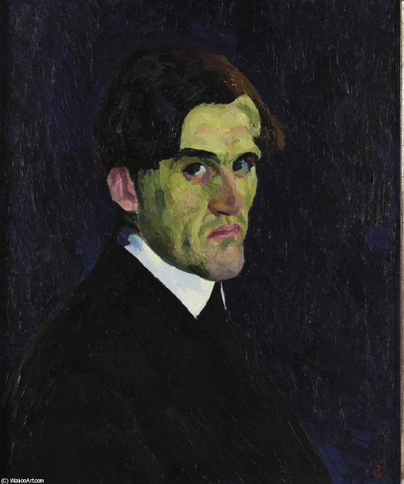 Portrait Of Zaccaria Giacometti — Giovanni Giacometti