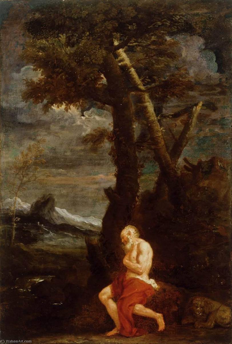 St. Jerome — Da Pier Francesco Mola