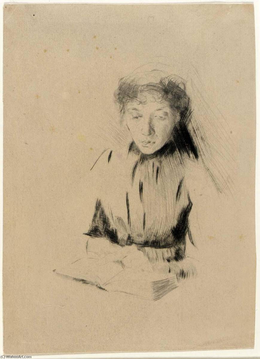 The Little Portrait (young Woman) — Julian Alden Weir