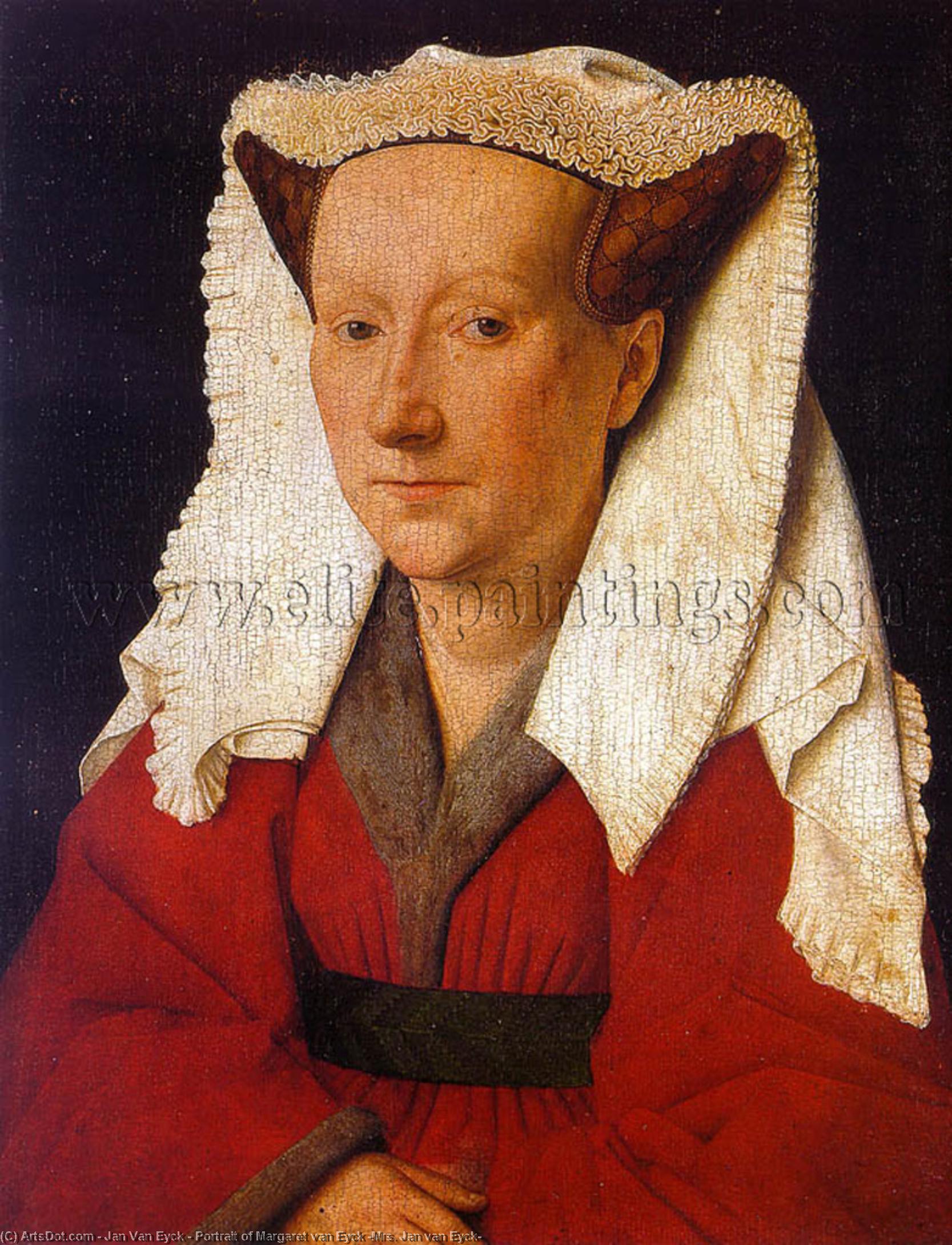 Retrato De Margarita Van Eyck (sra. Jan Van Eyck) — Jan Van Eyck