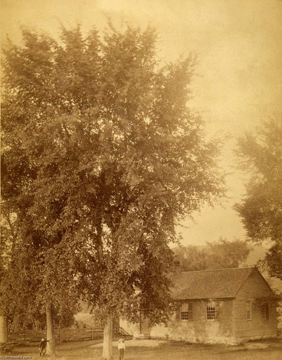 Village Schoolhouse, From The Album Views Of Charlestown, New Hampshire — Gotthelf Pach