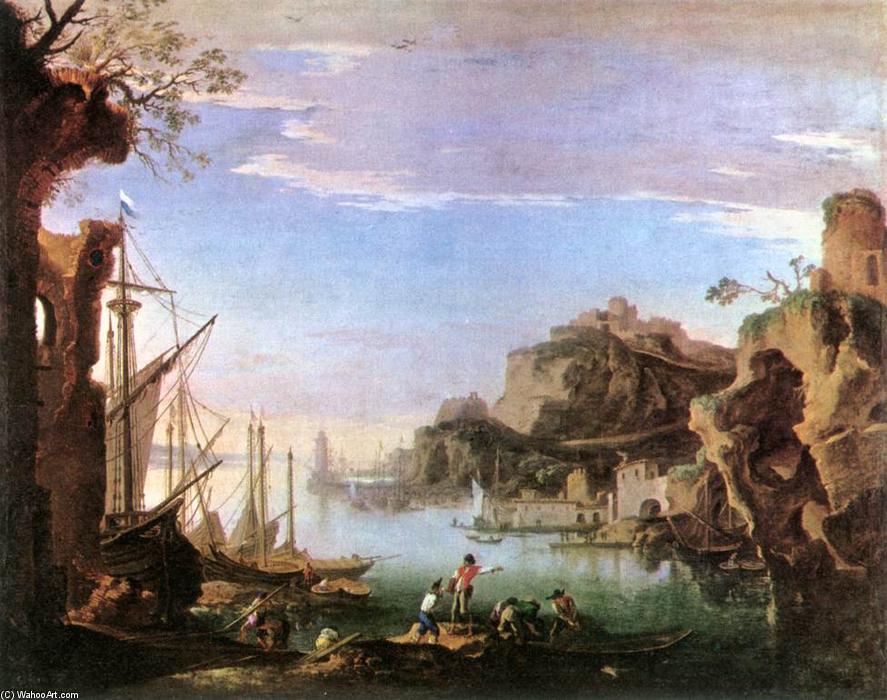 Harbour With Ruins — Салватор Роса