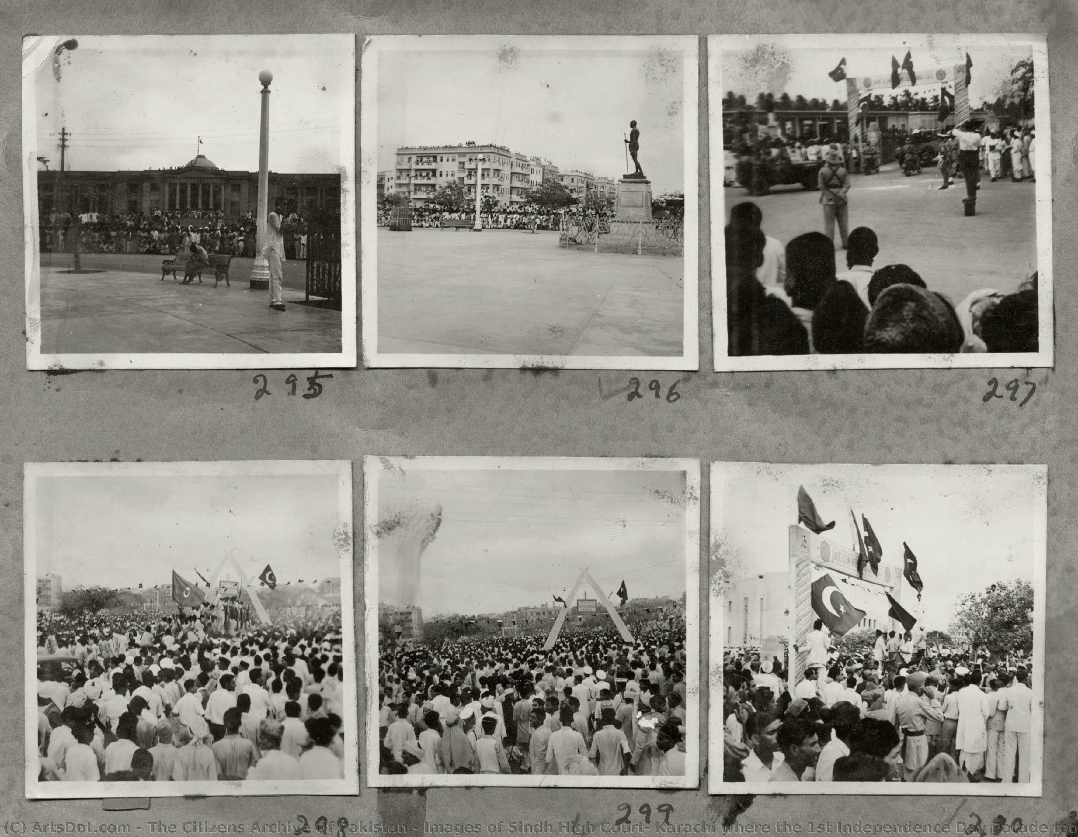 Images Of Sindh High Court, Karachi Where The 1st Independence Day Parade Took Place. August 14, 1947. — The Citizens Archive Of Pakistan