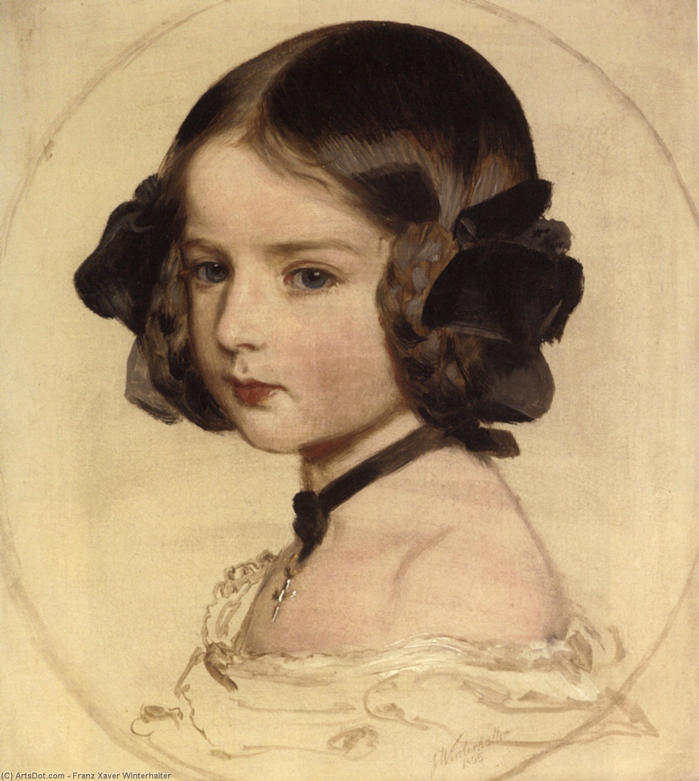 Pincess Clothilde Von Saxen Coburg — Franz Xavier Winterhalter