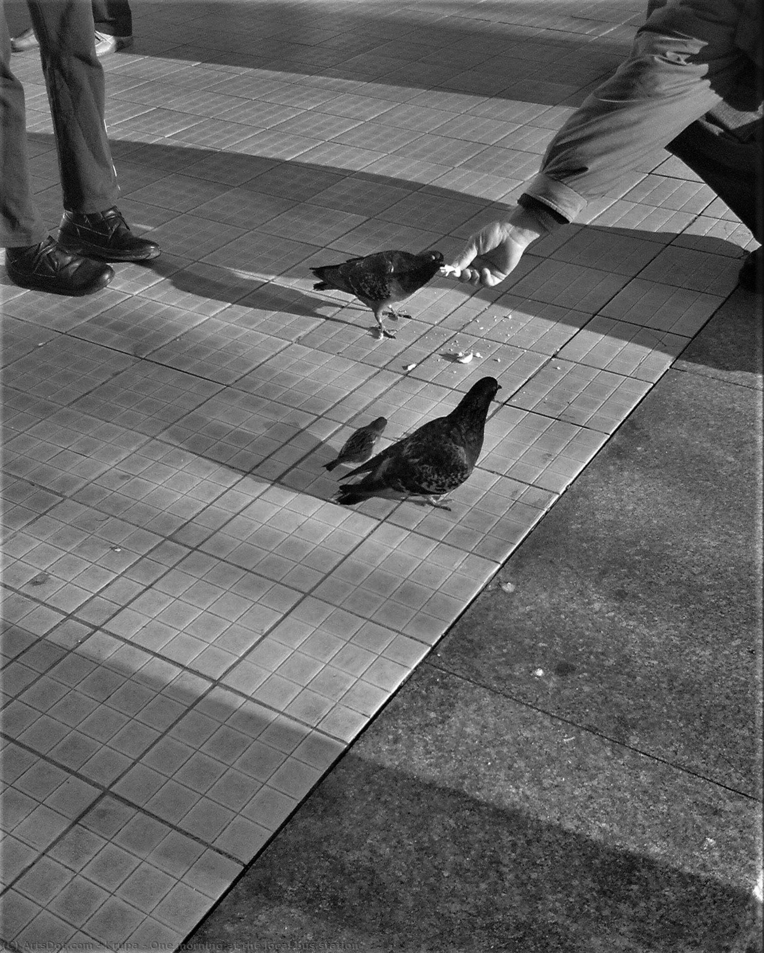 One Morning At The Local Bus Station — Alfred Freddy Krupa
