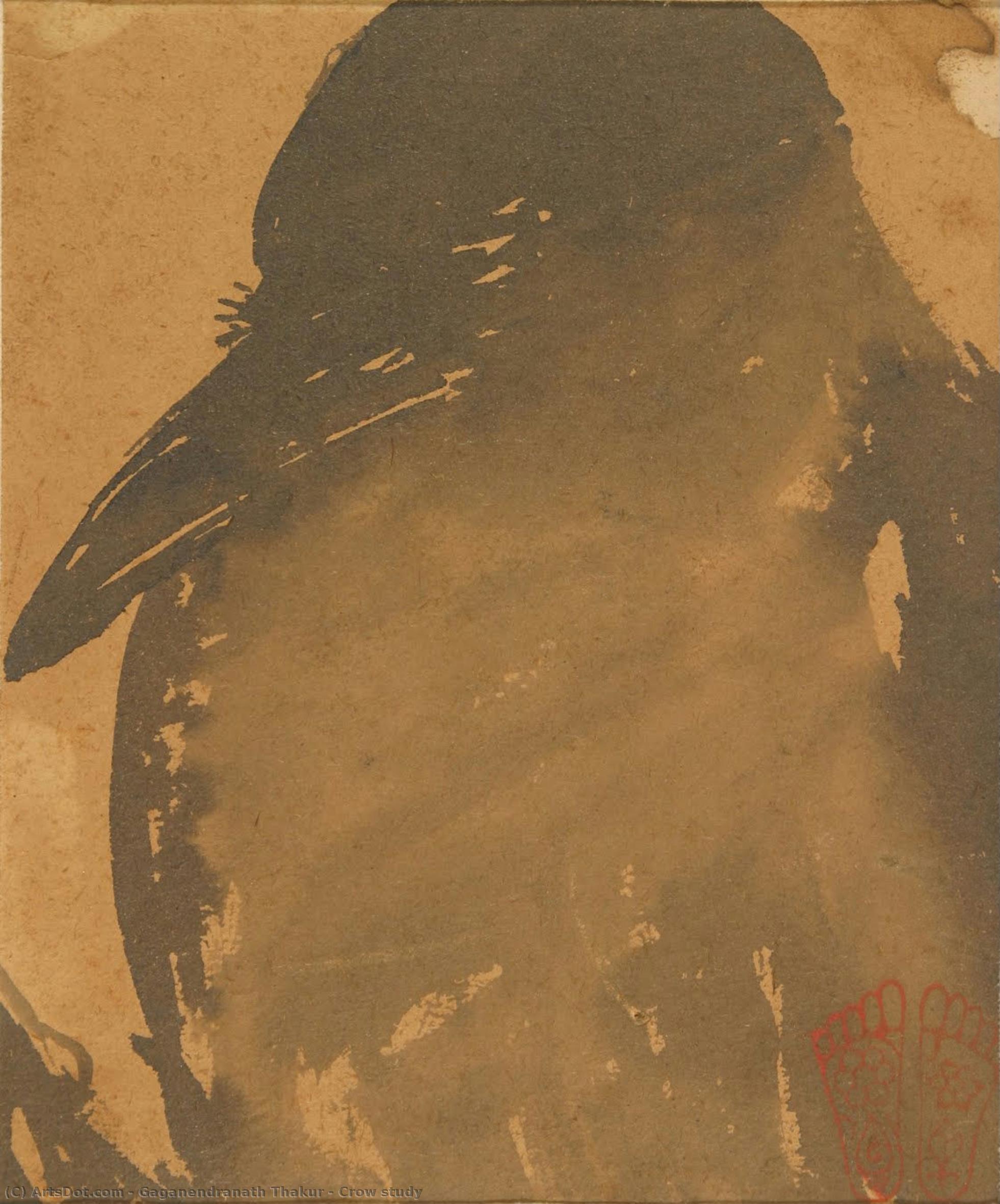 Crow Study — Gaganendranath Thakur