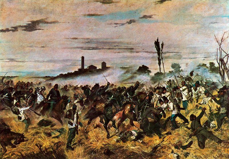 The Charge At The Madonna Della Scoperta — Giovanni Fattori