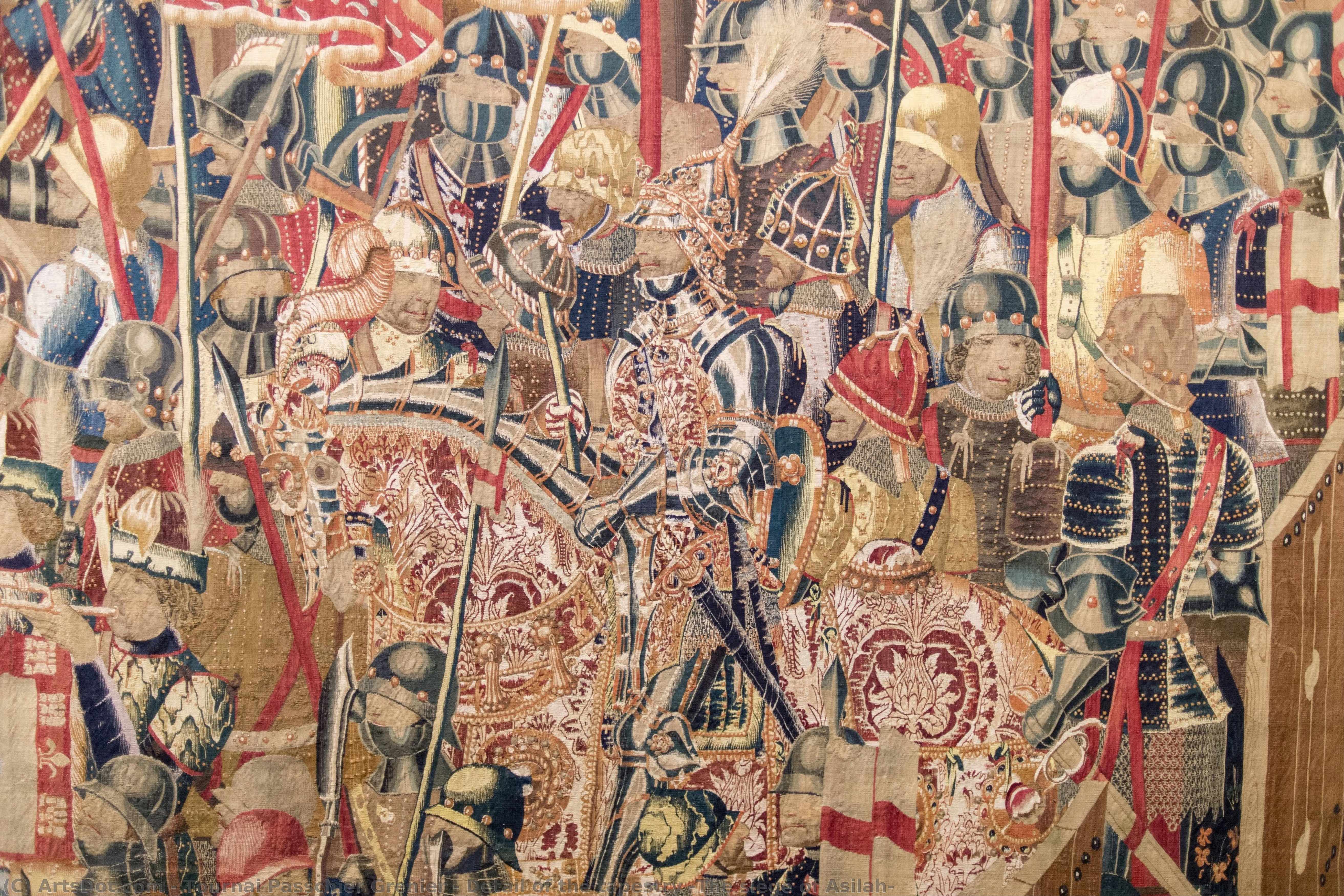 Detail Of The Tapestry “the Siege Of Asilah” — Pasquier Grenier