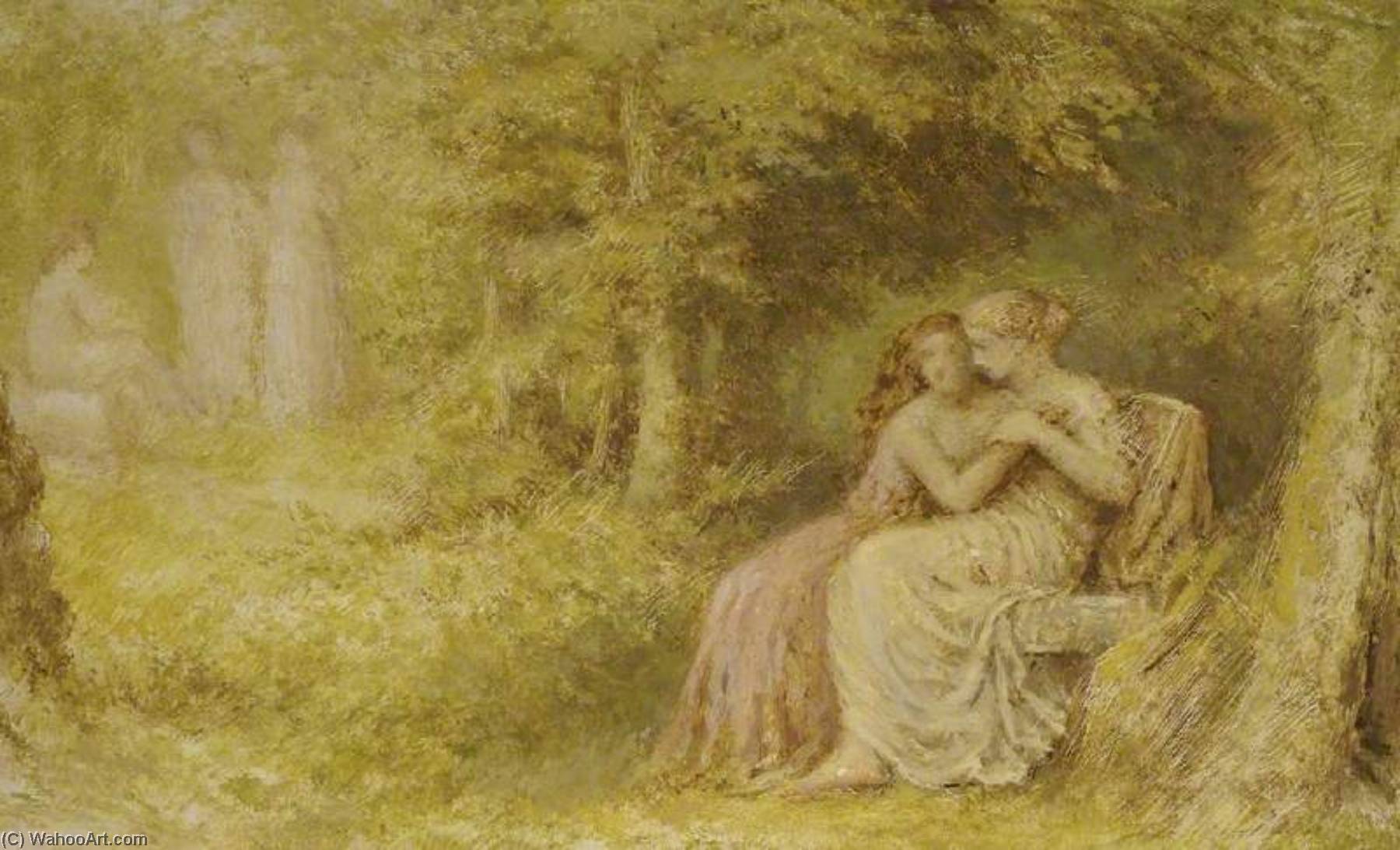 A Pastoral Idyll, 'the Other Shore' — Edward Calvert