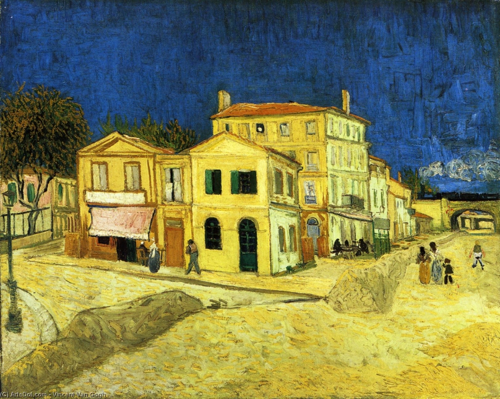 La Calle, La Casa Amarilla — Vincent Willem Van Gogh